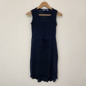 VERA WANG Women's Navy Blue Sleeveless Lightweight A-Line Short Dress Size XS